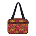 Retro Hawaiian Tropical Floral Print Double Strap Bible Bag