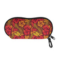 Retro Hawaiian Tropical Floral Print Glasses Case
