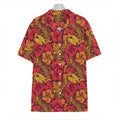 Retro Hawaiian Tropical Floral Print Hawaiian Shirt