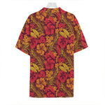 Retro Hawaiian Tropical Floral Print Hawaiian Shirt