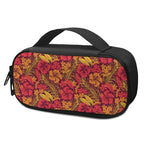 Retro Hawaiian Tropical Floral Print Insulin Cooler Travel Case