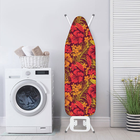 Retro Hawaiian Tropical Floral Print Ironing Board Cover