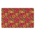 Retro Hawaiian Tropical Floral Print Polyester Doormat