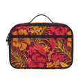Retro Hawaiian Tropical Floral Print Portable Lunch Bag