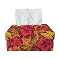 Retro Hawaiian Tropical Floral Print Rectangle Tissue Box Cover