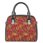 Retro Hawaiian Tropical Floral Print Shoulder Handbag