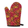 Retro Hawaiian Tropical Floral Print Single Oven Mitt