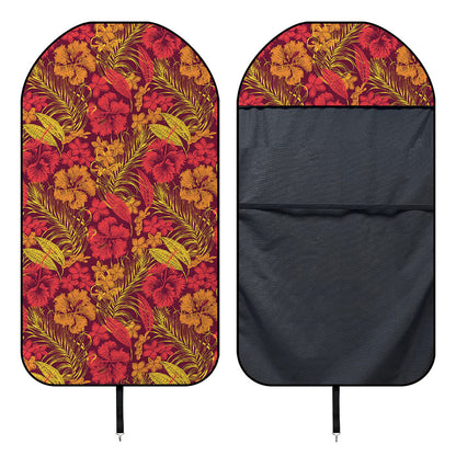 Retro Hawaiian Tropical Floral Print Waterproof Car Seat Cover