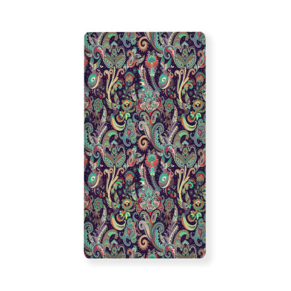 Retro Indian Paisley Pattern Print Baby Crib Sheet