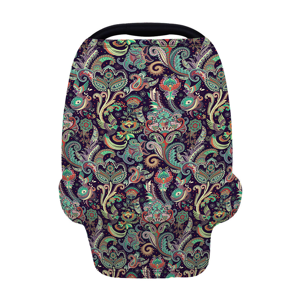 Retro Indian Paisley Pattern Print Baby Seat Cover