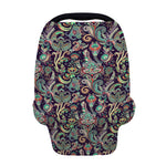 Retro Indian Paisley Pattern Print Baby Seat Cover