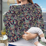 Retro Indian Paisley Pattern Print Baby Seat Cover