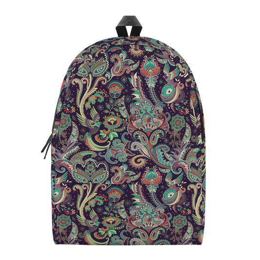 Retro Indian Paisley Pattern Print Backpack