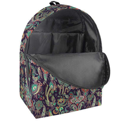 Retro Indian Paisley Pattern Print Backpack