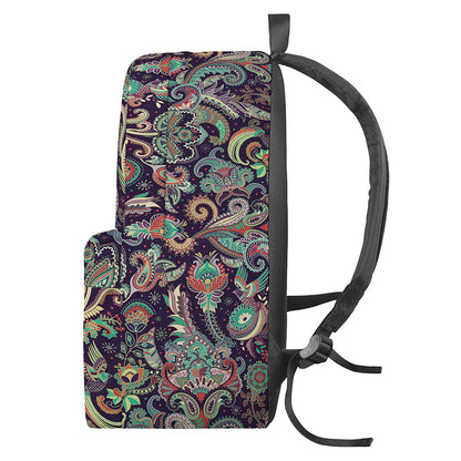Retro Indian Paisley Pattern Print Backpack