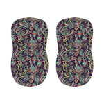 Retro Indian Paisley Pattern Print Bar Stool Covers