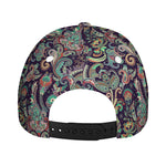 Retro Indian Paisley Pattern Print Baseball Cap