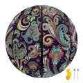 Retro Indian Paisley Pattern Print Basketball