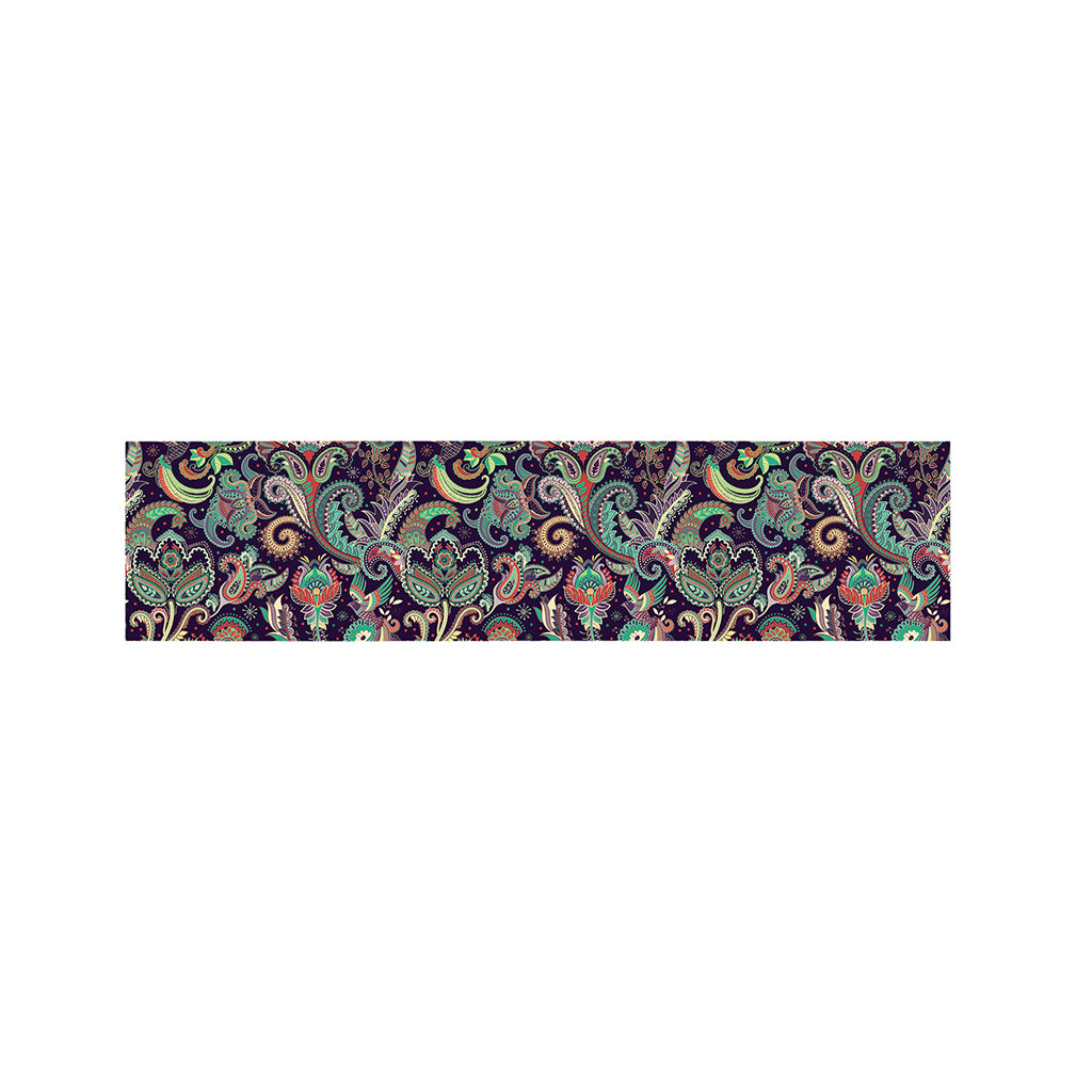 Retro Indian Paisley Pattern Print Bed Runner