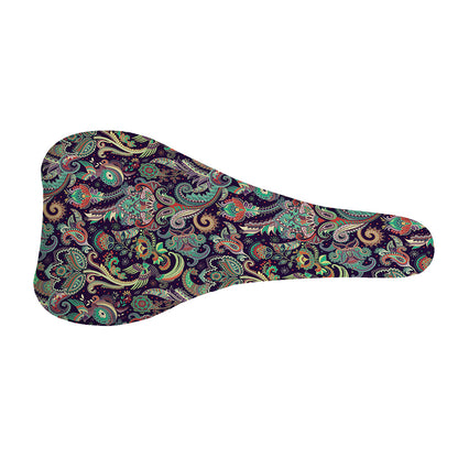 Retro Indian Paisley Pattern Print Bicycle Seat Cover