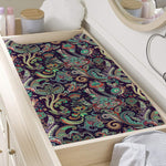 Retro Indian Paisley Pattern Print Changing Pad Cover