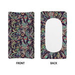 Retro Indian Paisley Pattern Print Changing Pad Cover