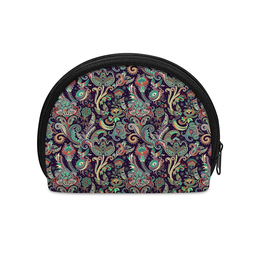 Retro Indian Paisley Pattern Print Coin Purse