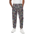 Retro Indian Paisley Pattern Print Cotton Sweatpants