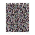 Retro Indian Paisley Pattern Print Curtain