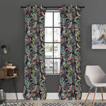 Retro Indian Paisley Pattern Print Curtain