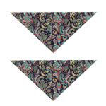 Retro Indian Paisley Pattern Print Dog Bandana