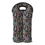 Retro Indian Paisley Pattern Print Double Neoprene Wine Tote