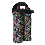 Retro Indian Paisley Pattern Print Double Neoprene Wine Tote