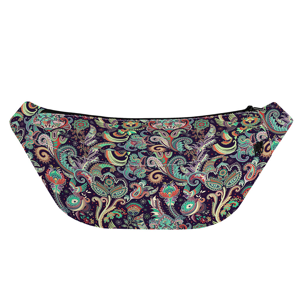 Retro Indian Paisley Pattern Print Fanny Pack