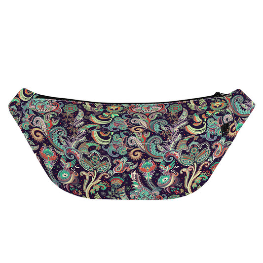 Retro Indian Paisley Pattern Print Fanny Pack