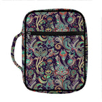 Retro Indian Paisley Pattern Print Front Pocket Bible Bag