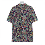 Retro Indian Paisley Pattern Print Hawaiian Shirt