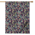 Retro Indian Paisley Pattern Print House Flag