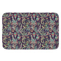 Retro Indian Paisley Pattern Print Indoor Door Mat
