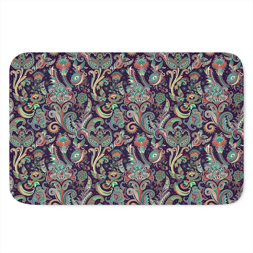 Retro Indian Paisley Pattern Print Indoor Door Mat