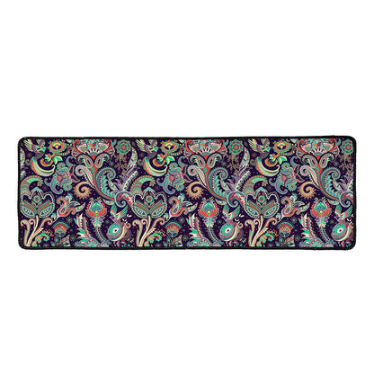 Retro Indian Paisley Pattern Print Long Kitchen Mat