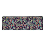 Retro Indian Paisley Pattern Print Long Kitchen Mat