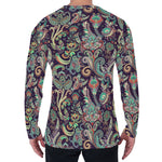 Retro Indian Paisley Pattern Print Men's Long Sleeve T-Shirt
