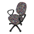 Retro Indian Paisley Pattern Print Office Chair Cover