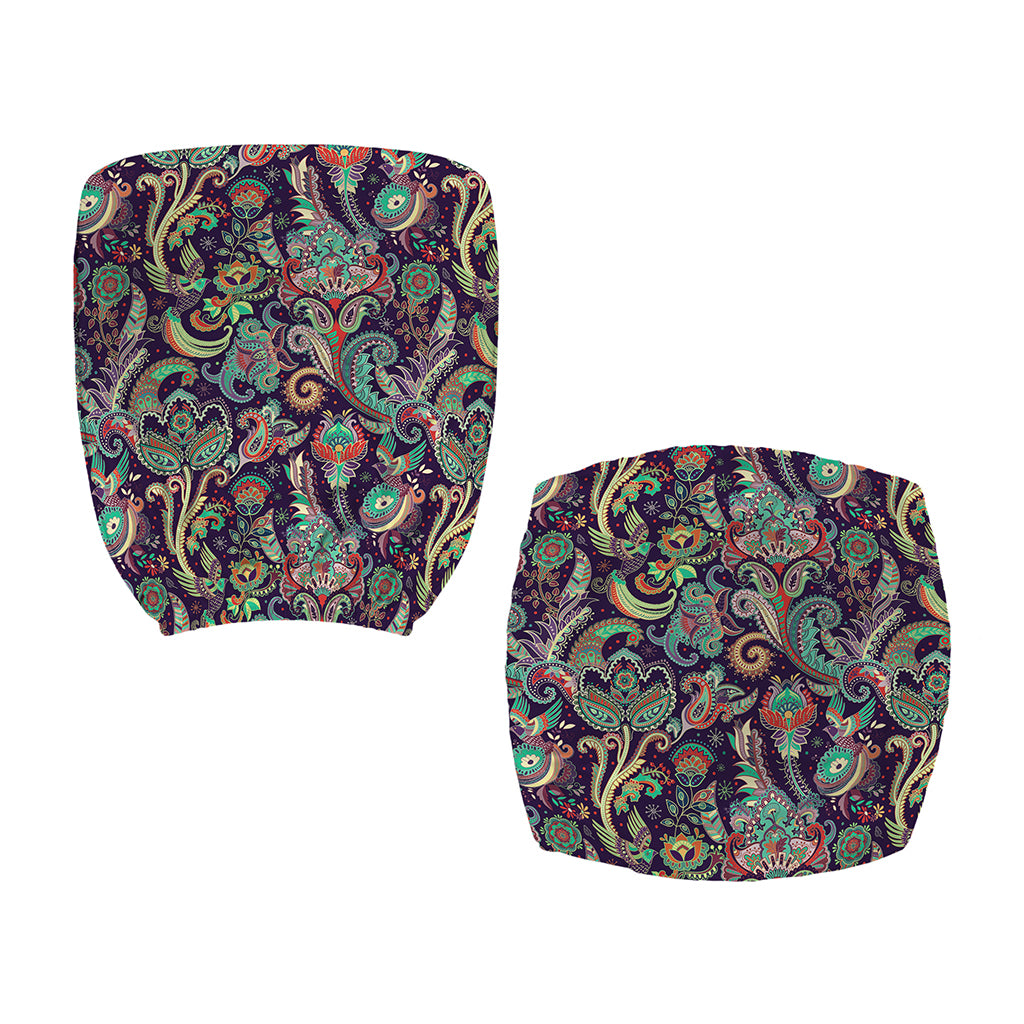 Retro Indian Paisley Pattern Print Office Chair Cover