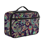 Retro Indian Paisley Pattern Print Portable Lunch Bag