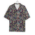 Retro Indian Paisley Pattern Print Rayon Hawaiian Shirt