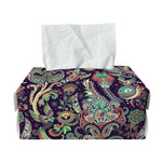 Retro Indian Paisley Pattern Print Rectangle Tissue Box Cover