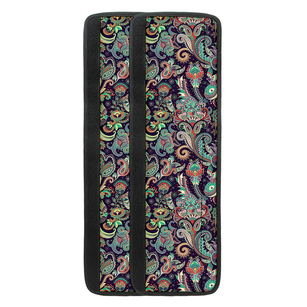 Retro Indian Paisley Pattern Print Refrigerator Handle Covers