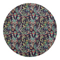 Retro Indian Paisley Pattern Print Round Blanket